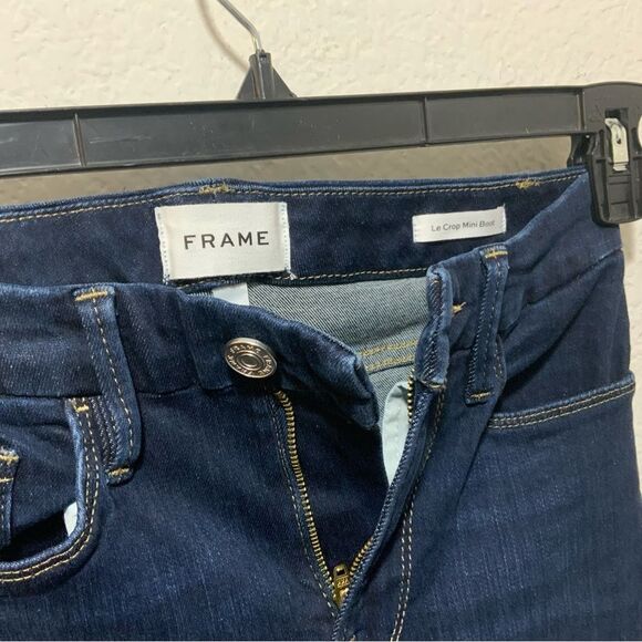 Frame denim Le Crop Mini Boot Jeans size 24 - Picture 7 of 11